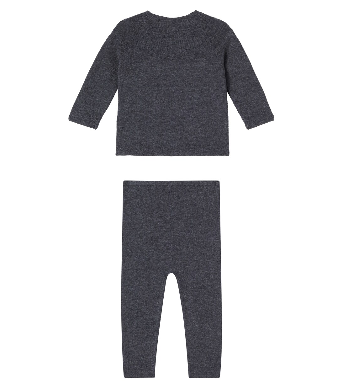 Baby Jina wool and cotton sweater and pants set | Bonpoint