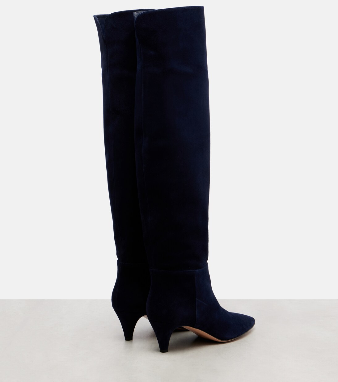 Pointy 55 suede knee-high boots | Gianvito Rossi