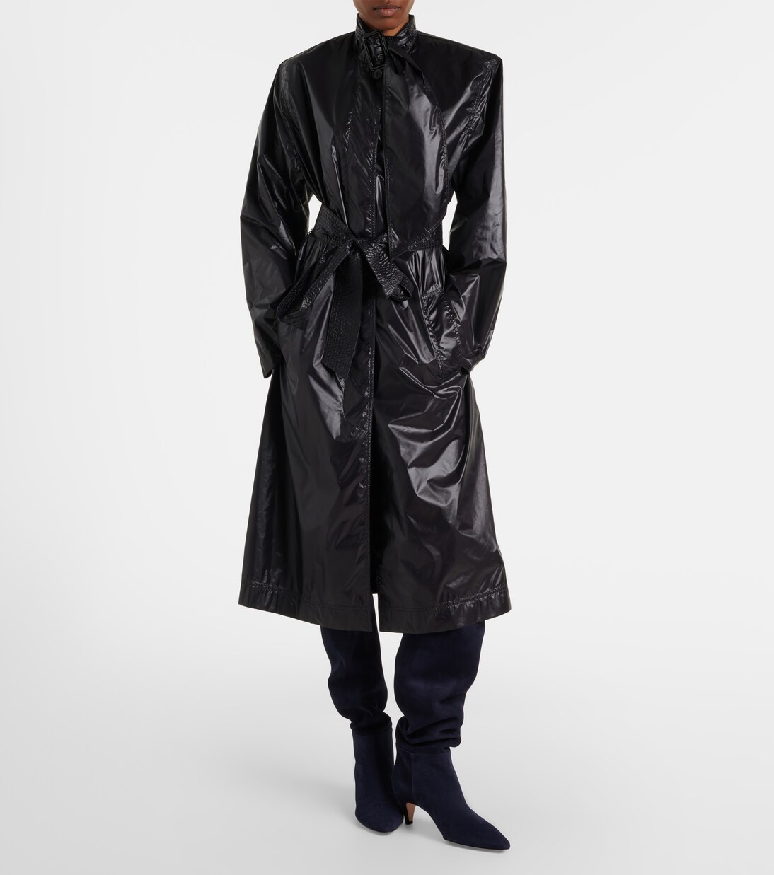 Pointy 55 suede knee-high boots | Gianvito Rossi