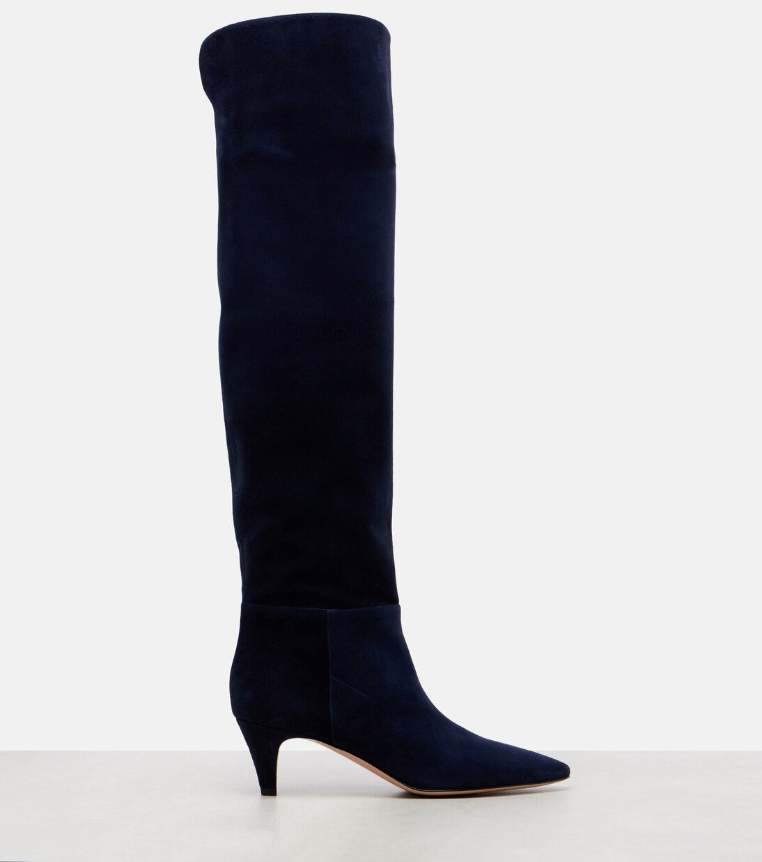 Pointy 55 suede knee-high boots | Gianvito Rossi