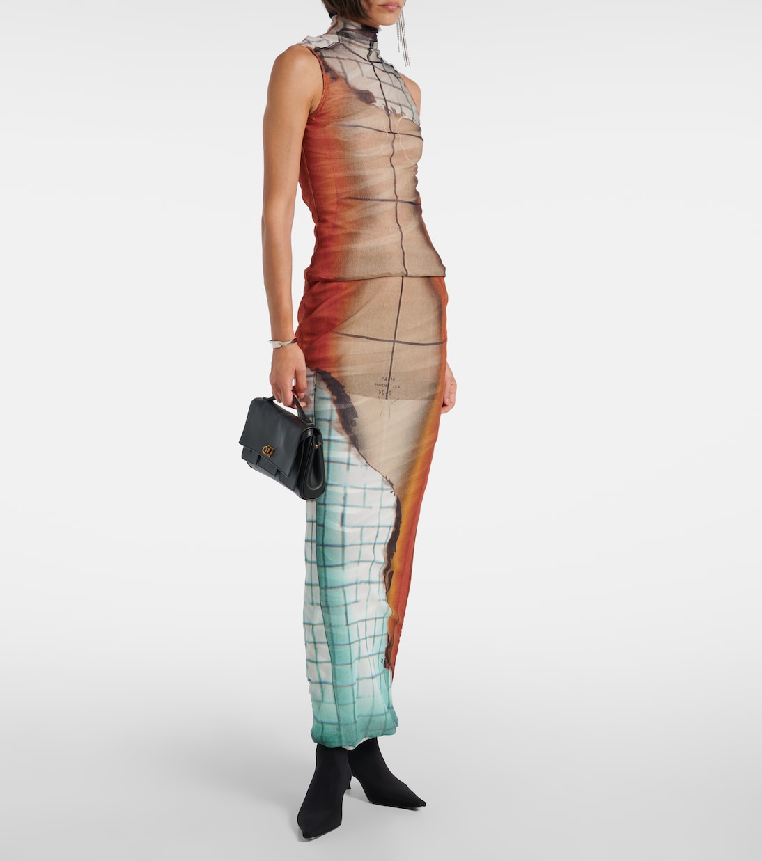 Fire tulle top | Jean Paul Gaultier