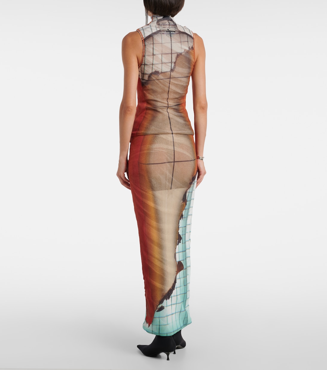 Fire tulle top | Jean Paul Gaultier