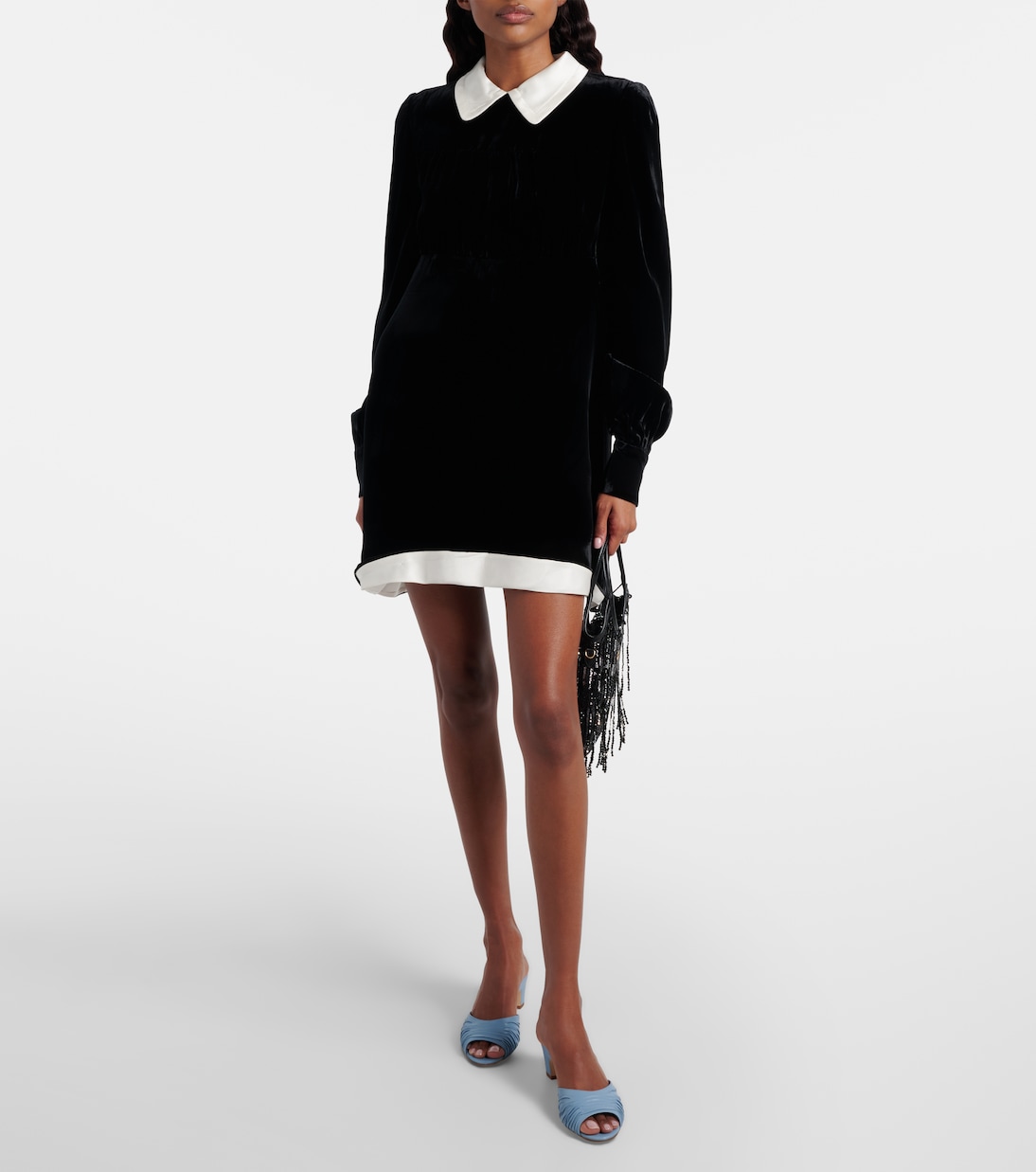 Piruabar gathered leather mules | Manolo Blahnik