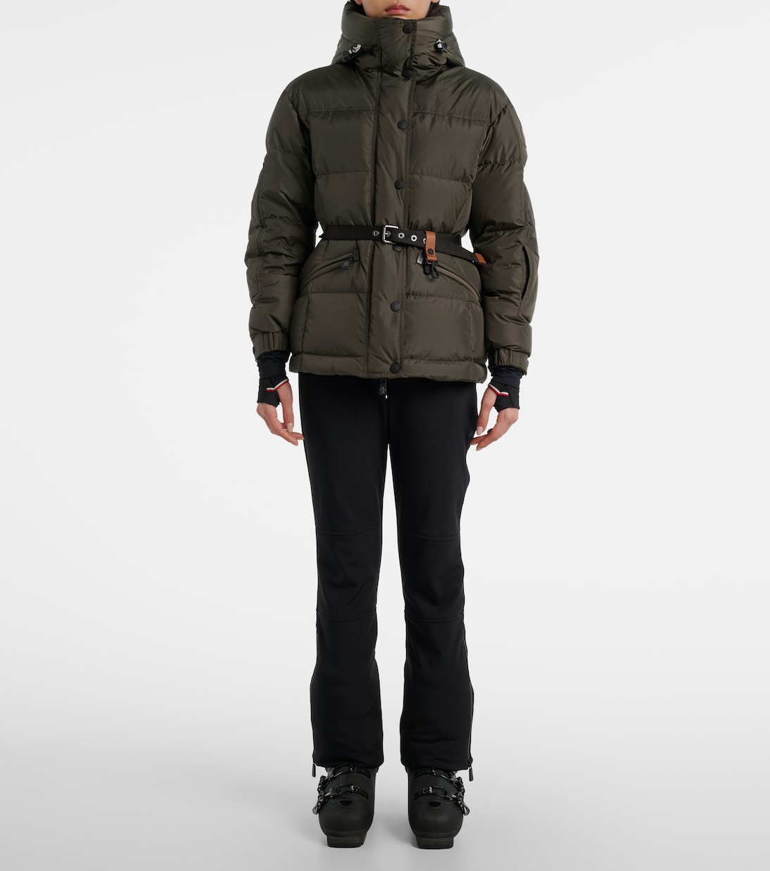 Salastrains belted down ski jacket | Moncler Grenoble
