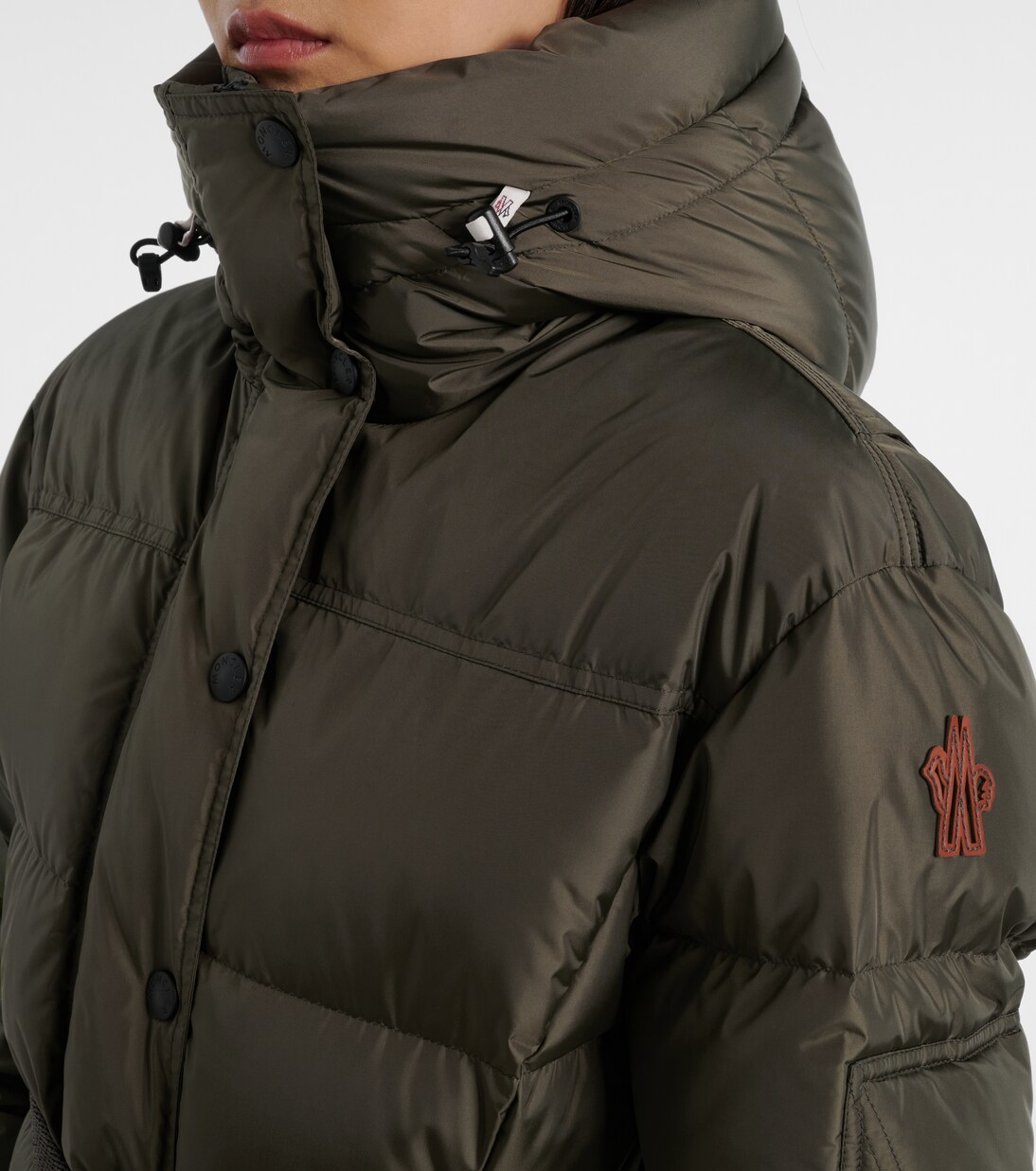 Salastrains belted down ski jacket | Moncler Grenoble