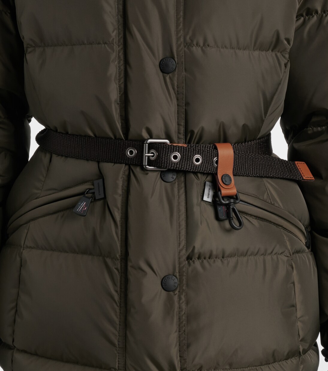 Salastrains belted down ski jacket | Moncler Grenoble