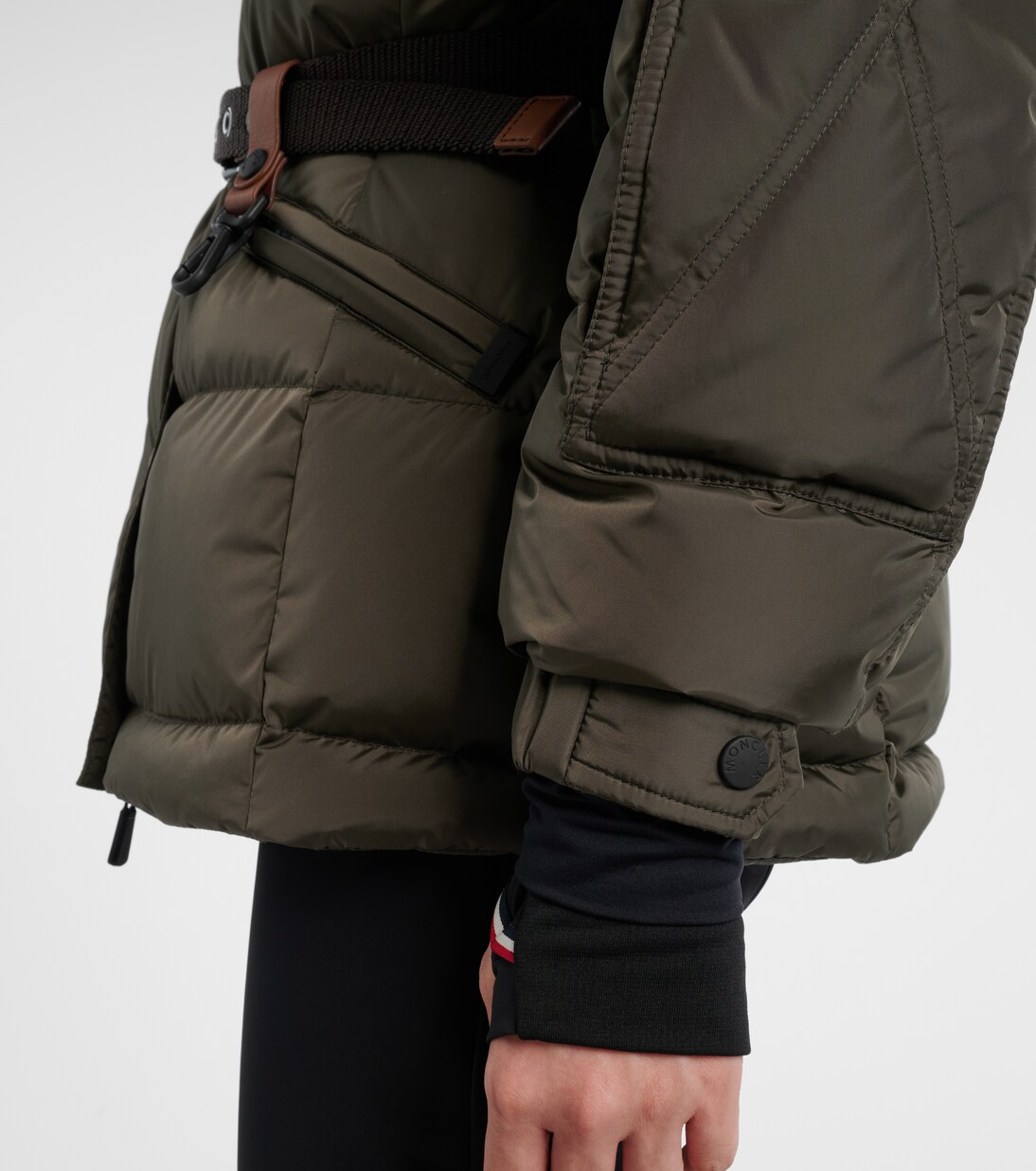 Salastrains belted down ski jacket | Moncler Grenoble