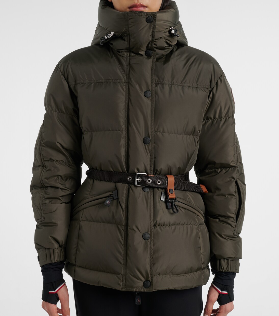 Salastrains belted down ski jacket | Moncler Grenoble