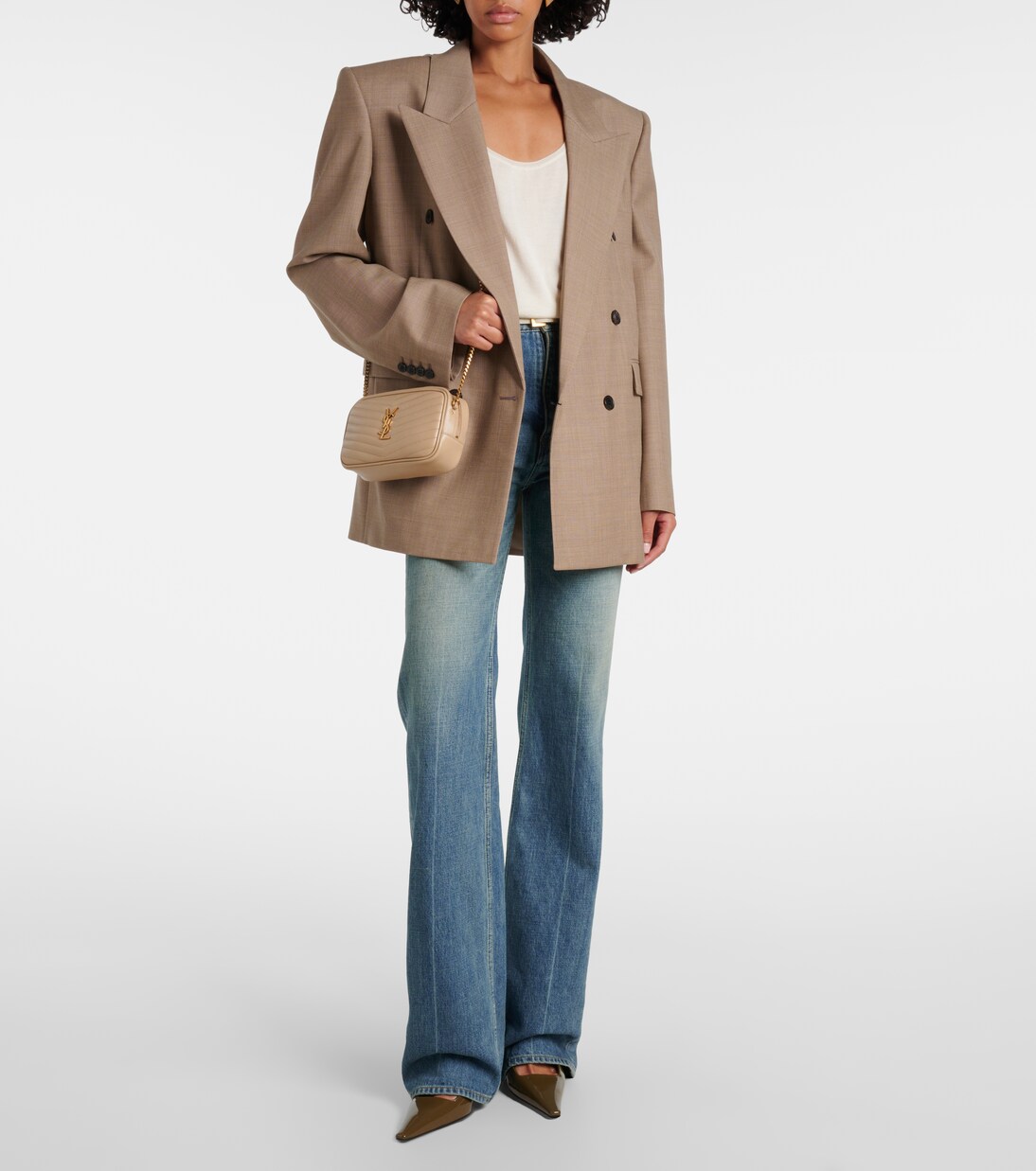 Lou Mini quilted leather camera bag | Saint Laurent