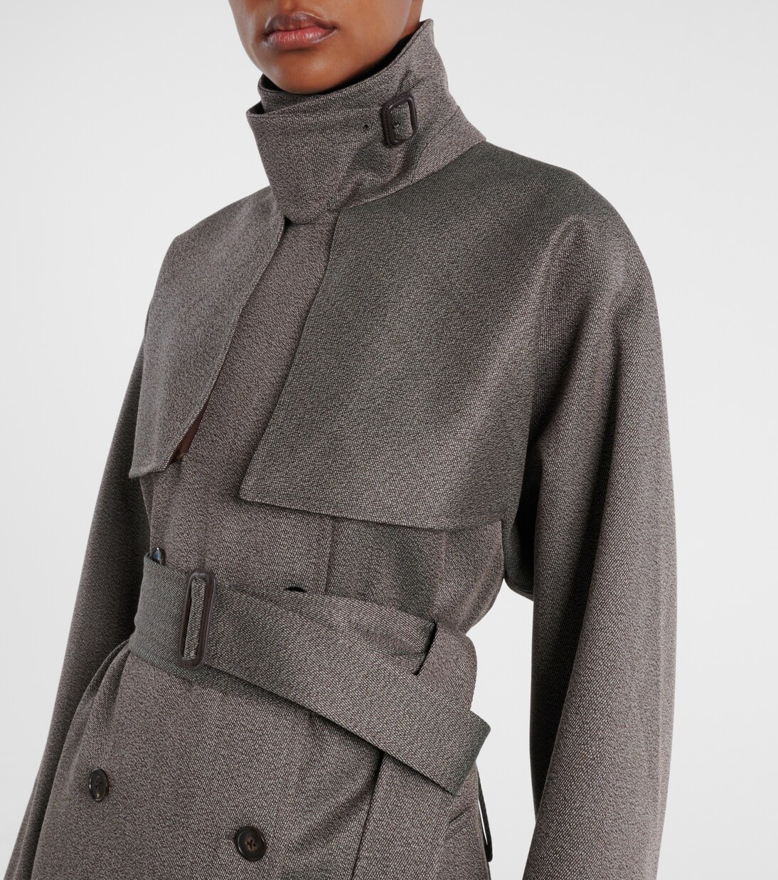 Rhydian virgin wool gabardine trench coat | The Row