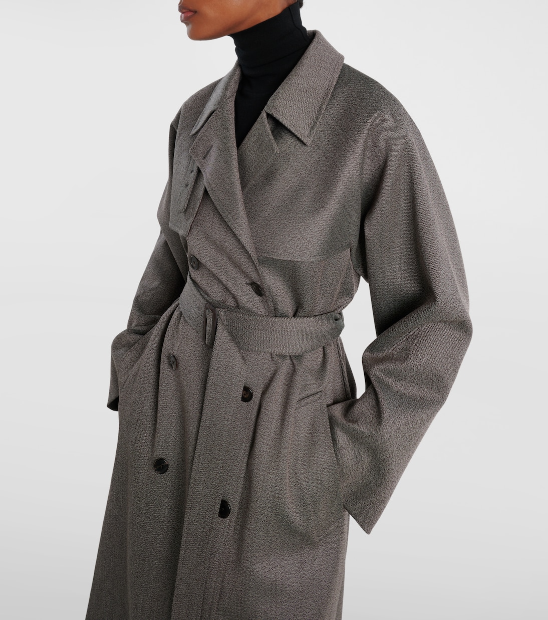 Rhydian virgin wool gabardine trench coat | The Row