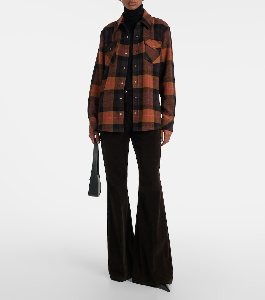 Checked cashmere shirt | God's True Cashmere