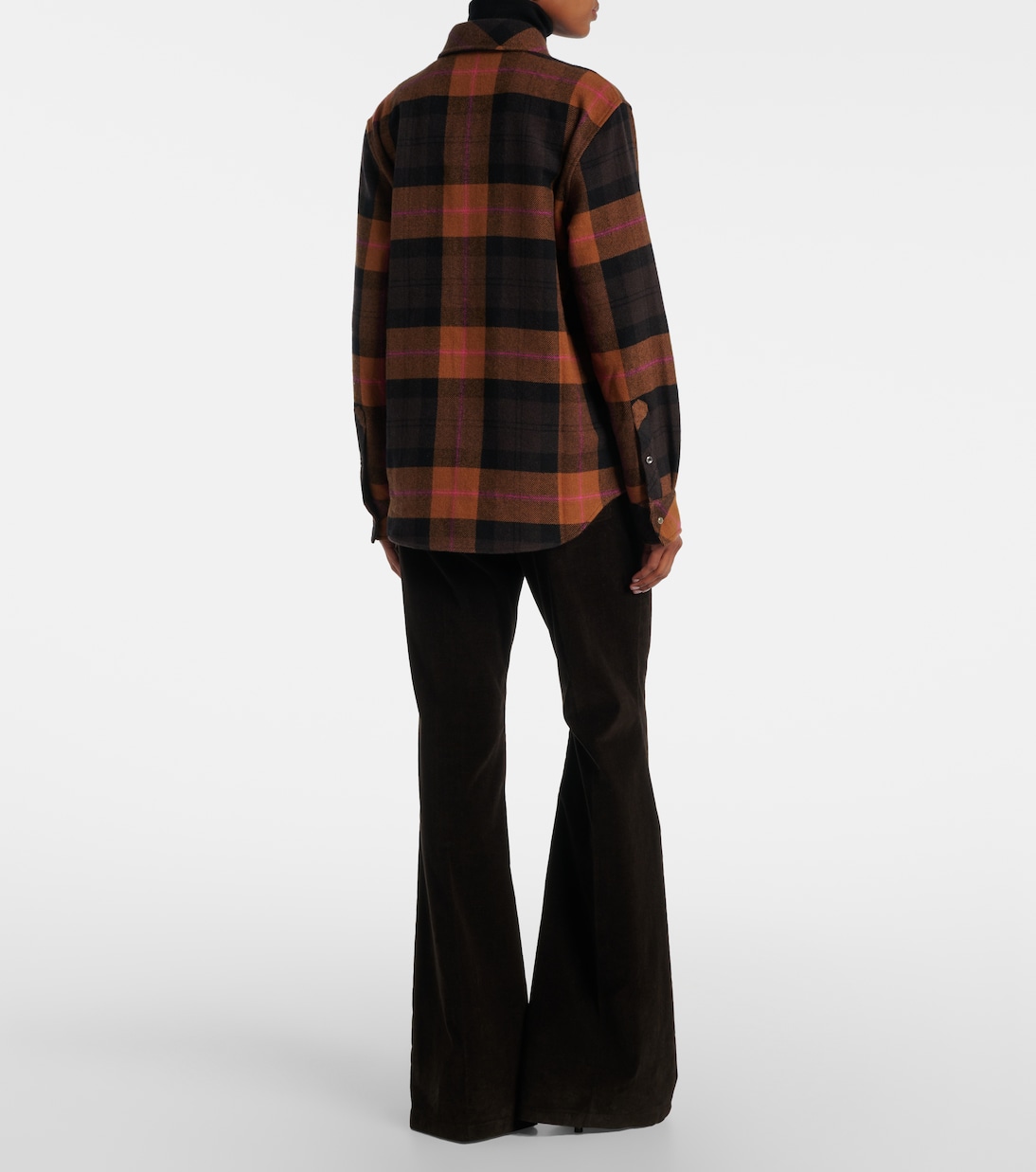 Checked cashmere shirt | God's True Cashmere