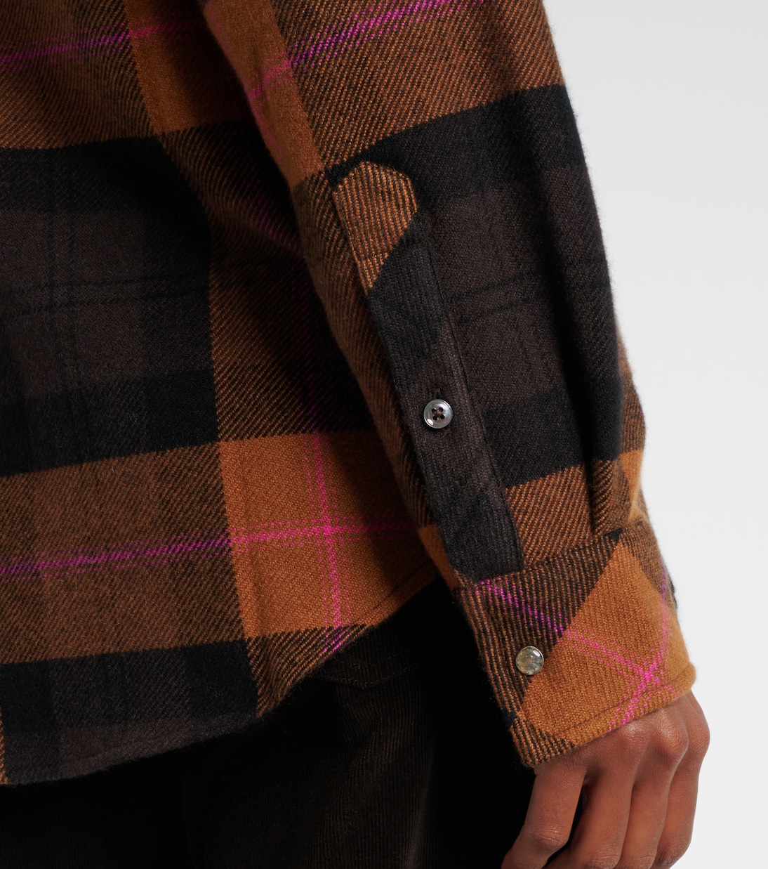 Checked cashmere shirt | God's True Cashmere