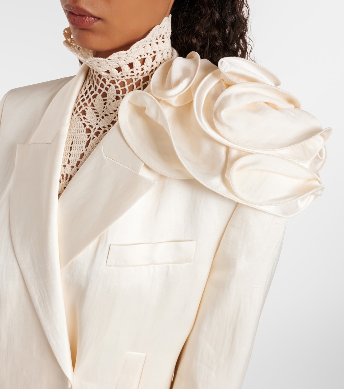 Floral-appliqué coat | Magda Butrym