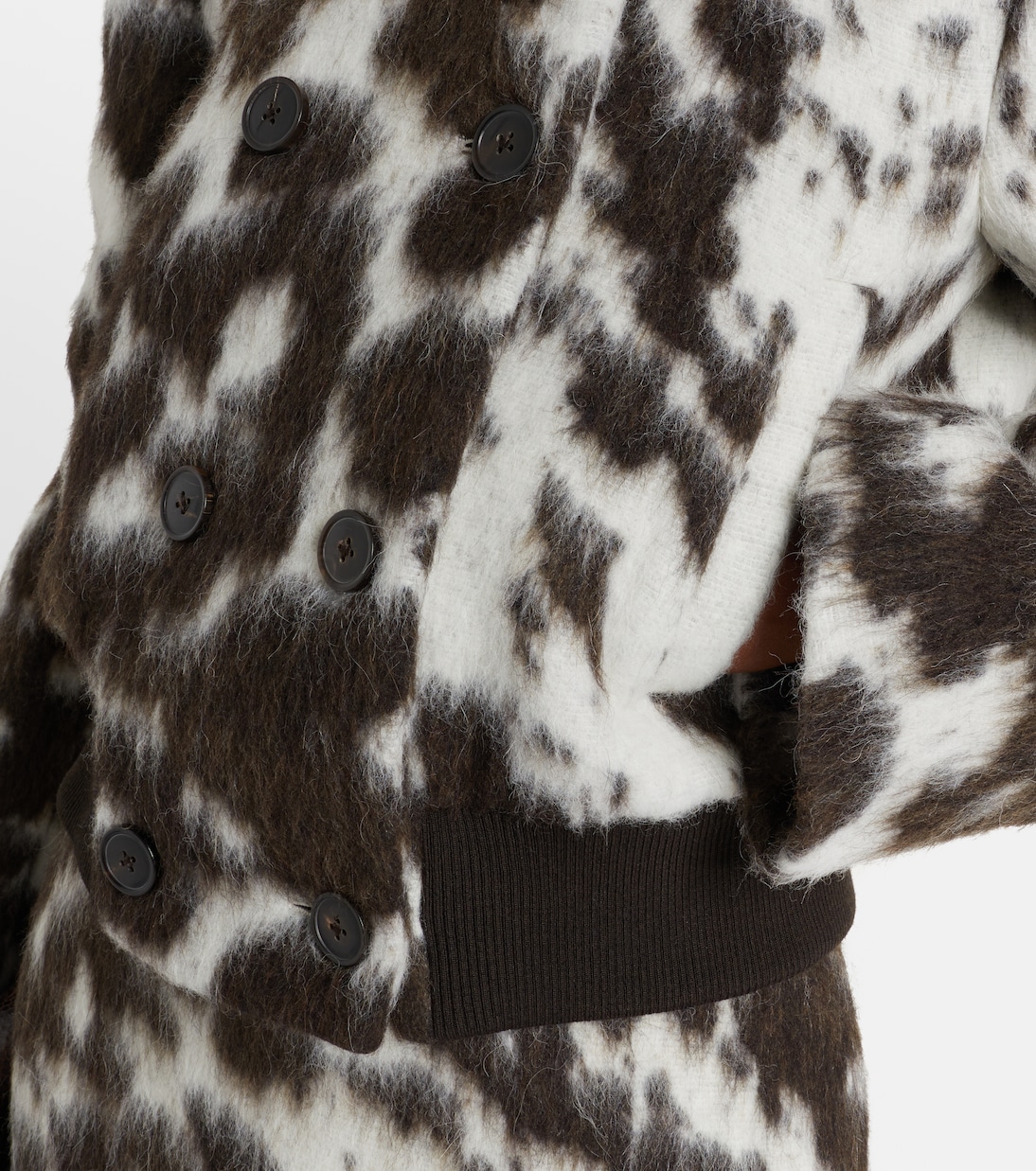 Bedruckte Jacke aus einem Wollgemisch | Dries Van Noten