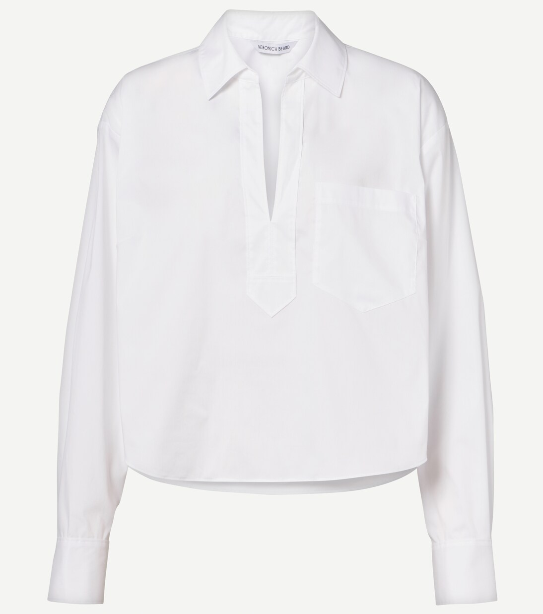 Khai cotton-blend poplin shirt | Veronica Beard