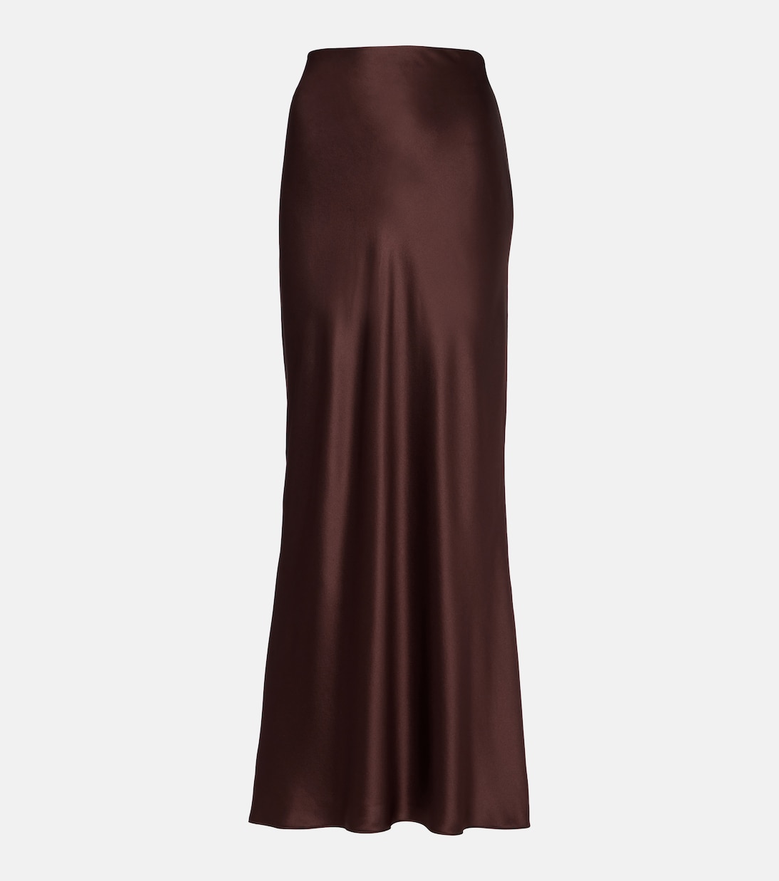 Falda larga en satén de seda | The Sei