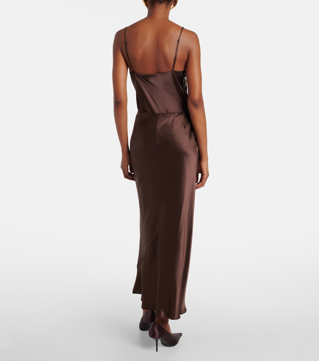 Sense of Shine silk satin slip skirt | Dorothee Schumacher