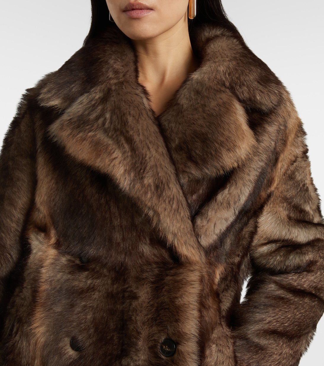 Abrigo de borrego y piel reversible | Yves Salomon