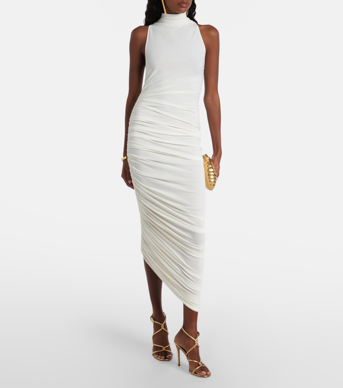 Sandalen Jungle Mamba 105 aus Metallic-Leder | Gianvito Rossi