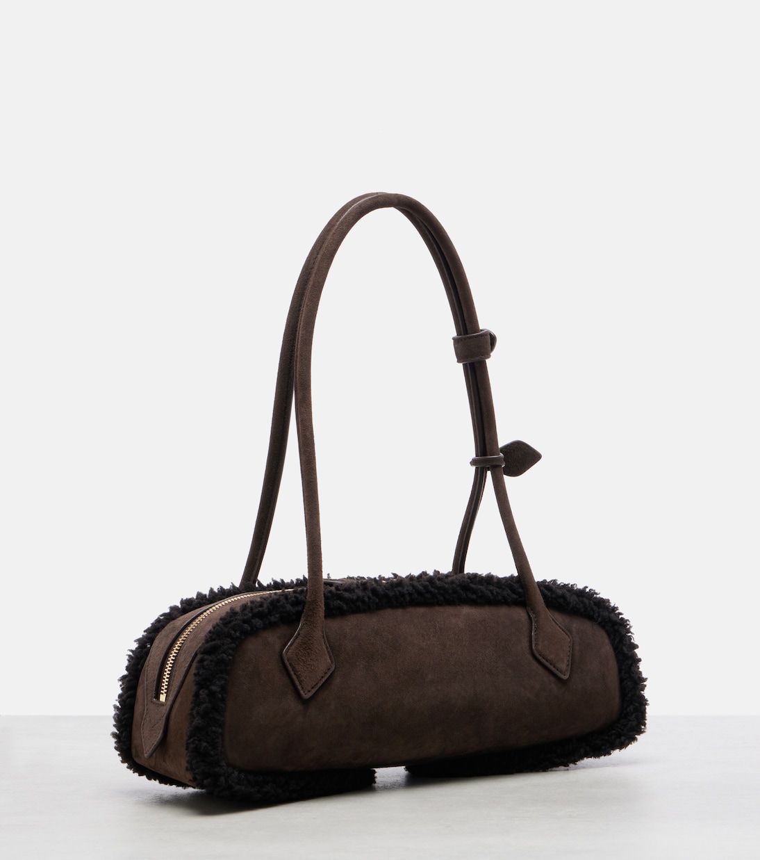 Sac Le Teckel Medium en daim | Alaïa