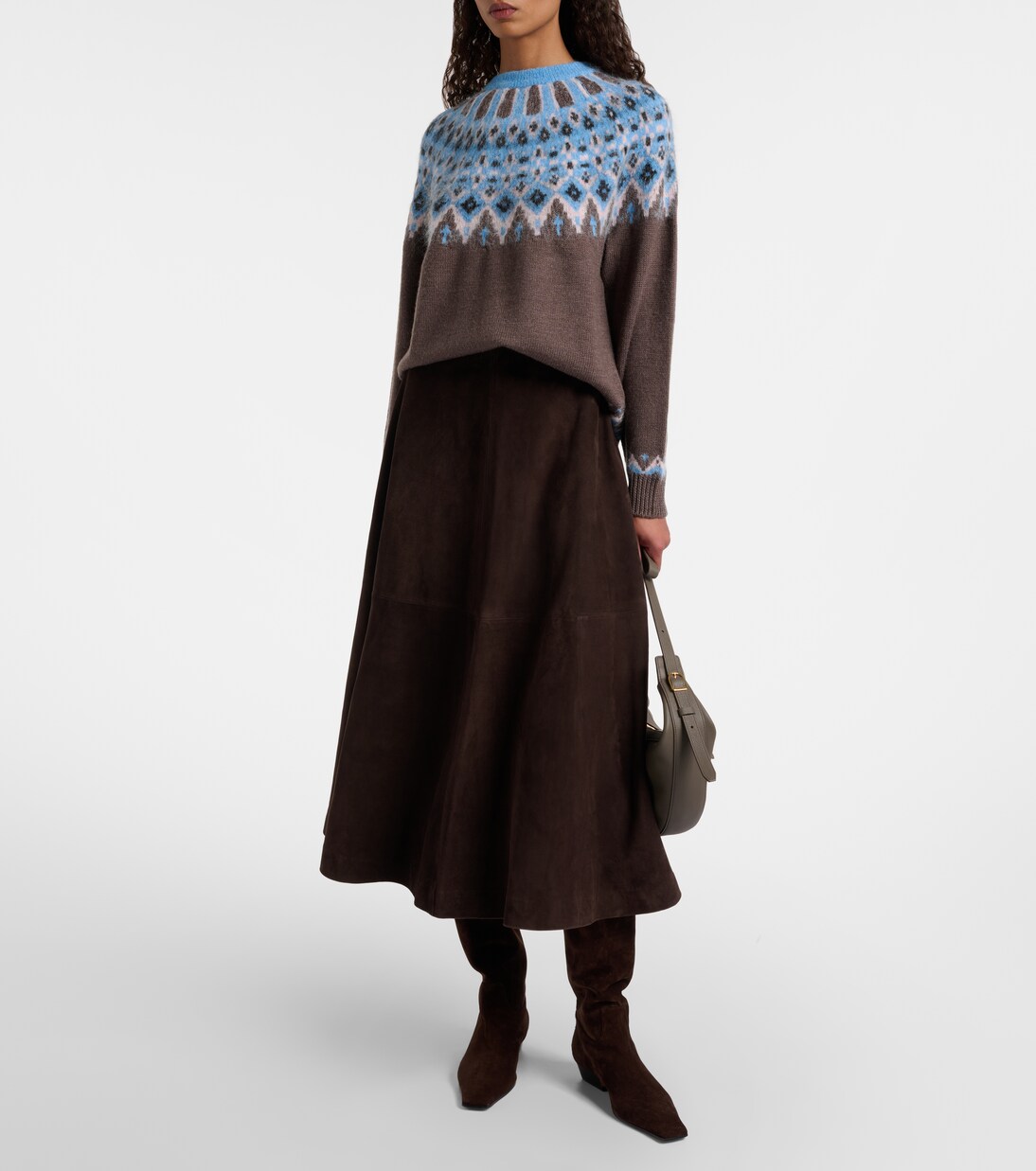 Jersey Zane Fair Isle en mezcla de lana | Staud