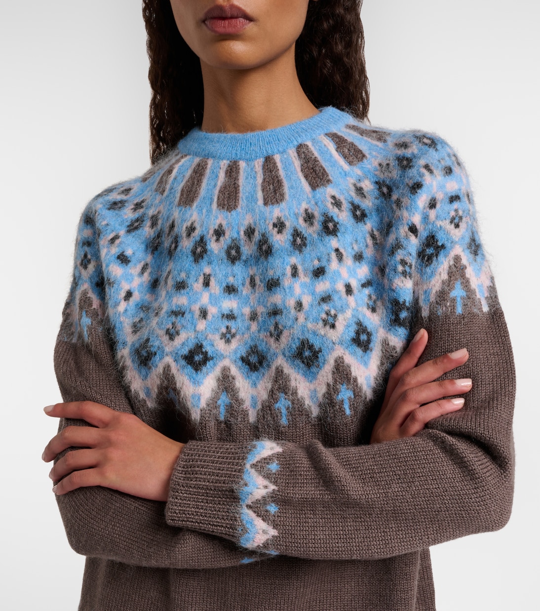 Jersey Zane Fair Isle en mezcla de lana | Staud