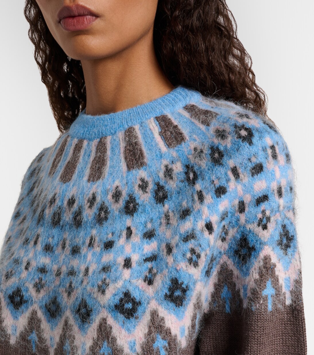 Jersey Zane Fair Isle en mezcla de lana | Staud