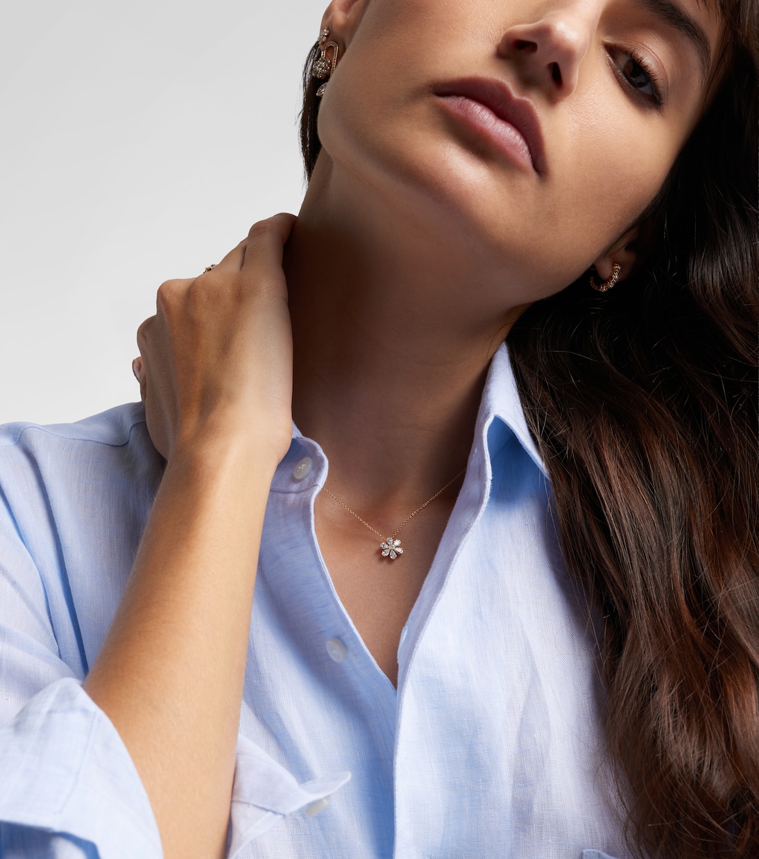 Collier Cosmos Simple en or 18 ct et diamants | Sophie Bille Brahe