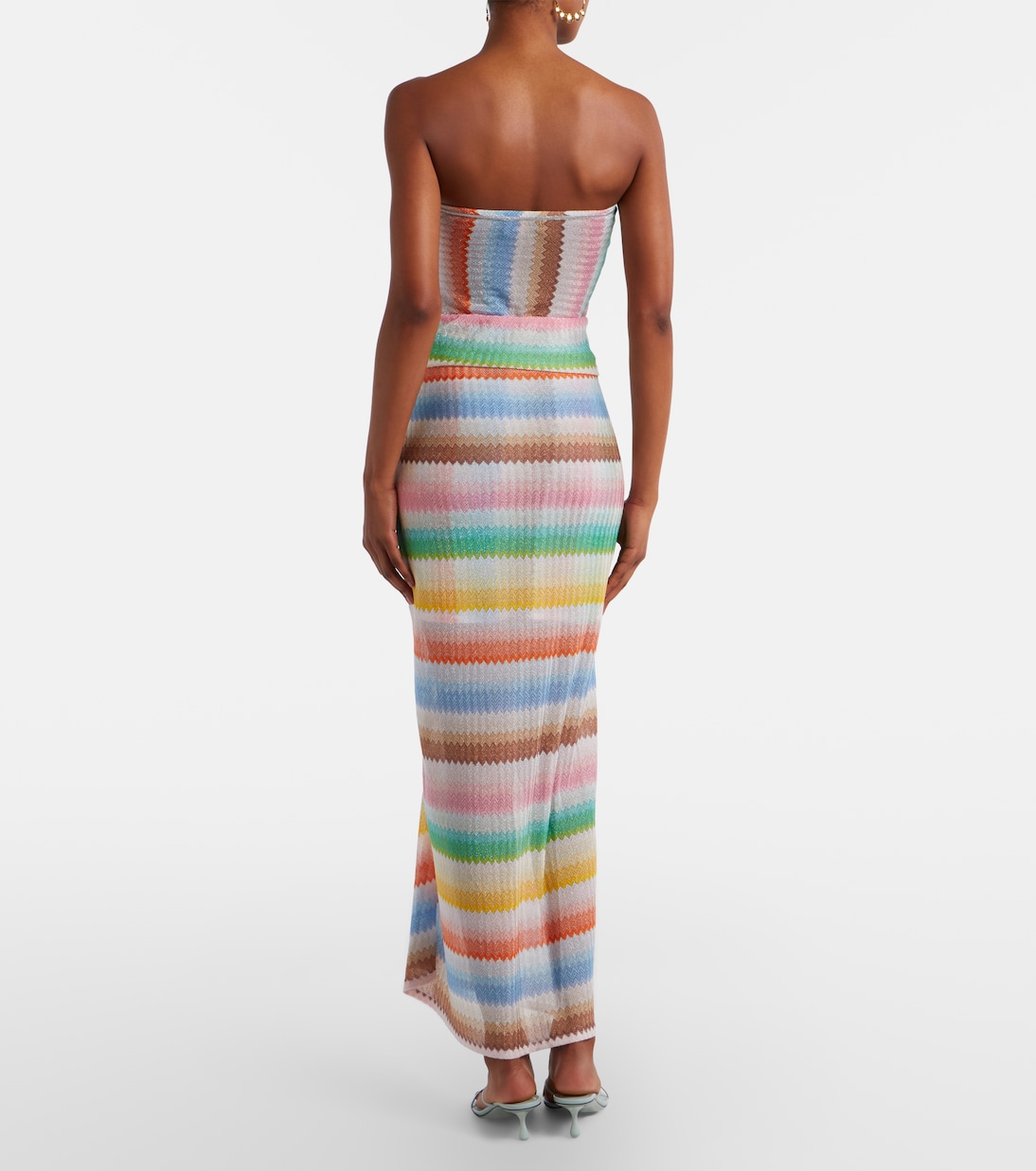 Maxikleid aus Häkelstrick | Missoni