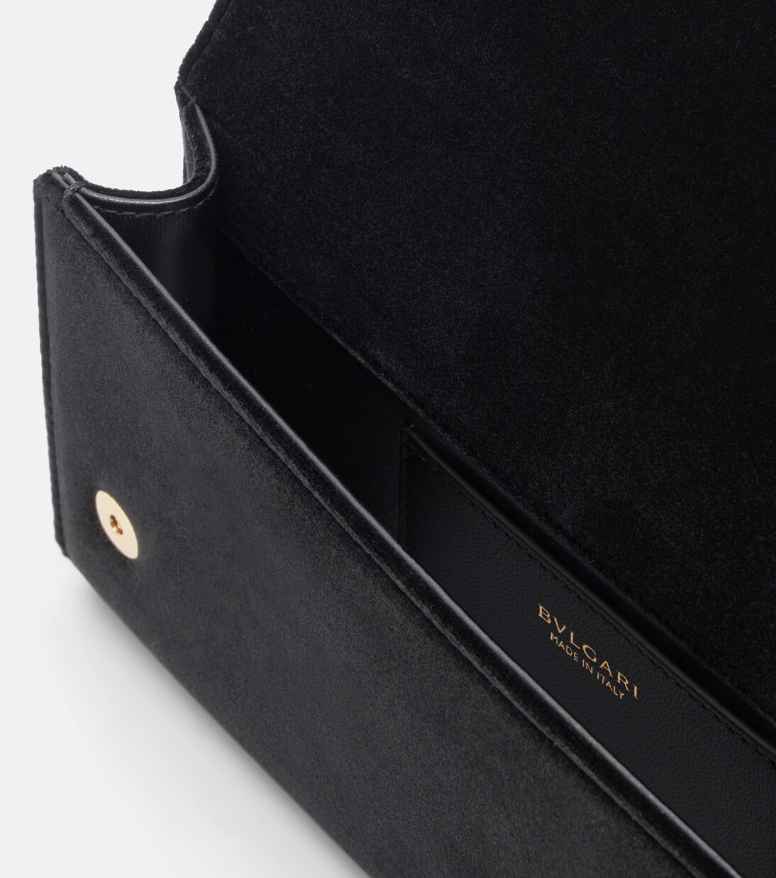 Bvlgari Tubogas embellished velvet clutch | Bvlgari