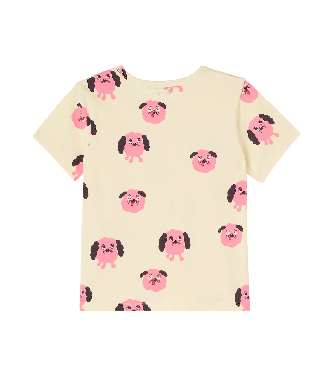 T-shirt Doggies imprimé en coton mélangé | Mini Rodini