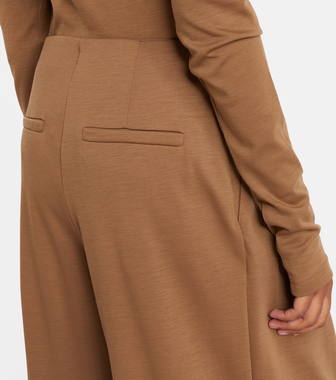 Pantalon ample Cocco en laine vierge | Max Mara