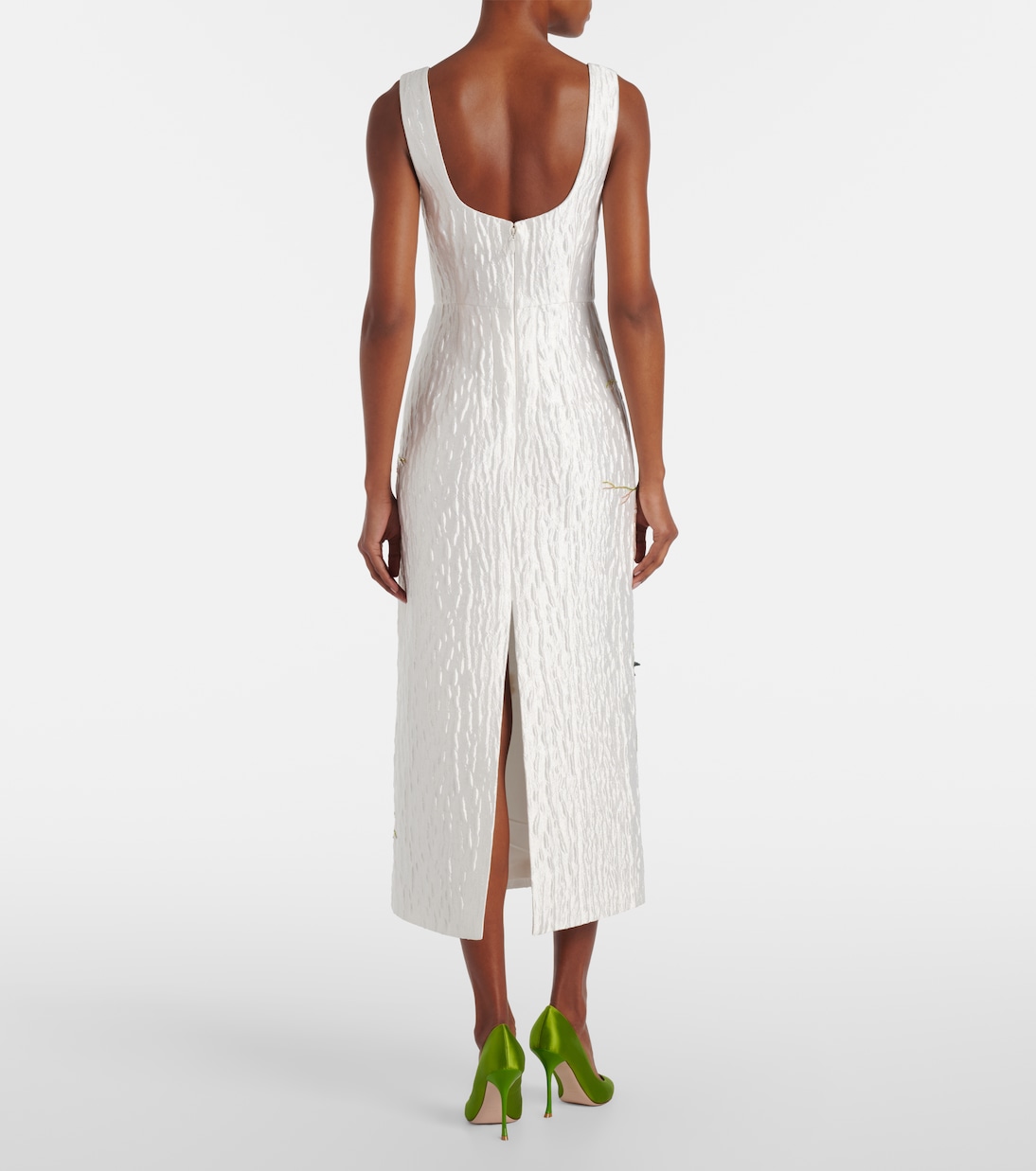 Abito midi Lilibeth in jacquard con perline | Simkhai