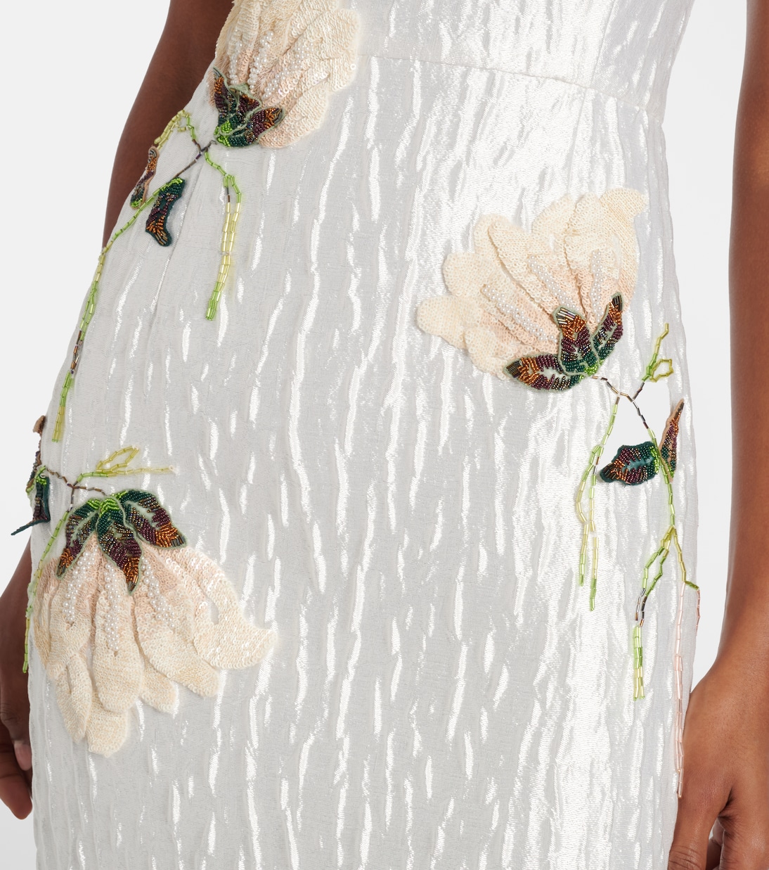 Abito midi Lilibeth in jacquard con perline | Simkhai