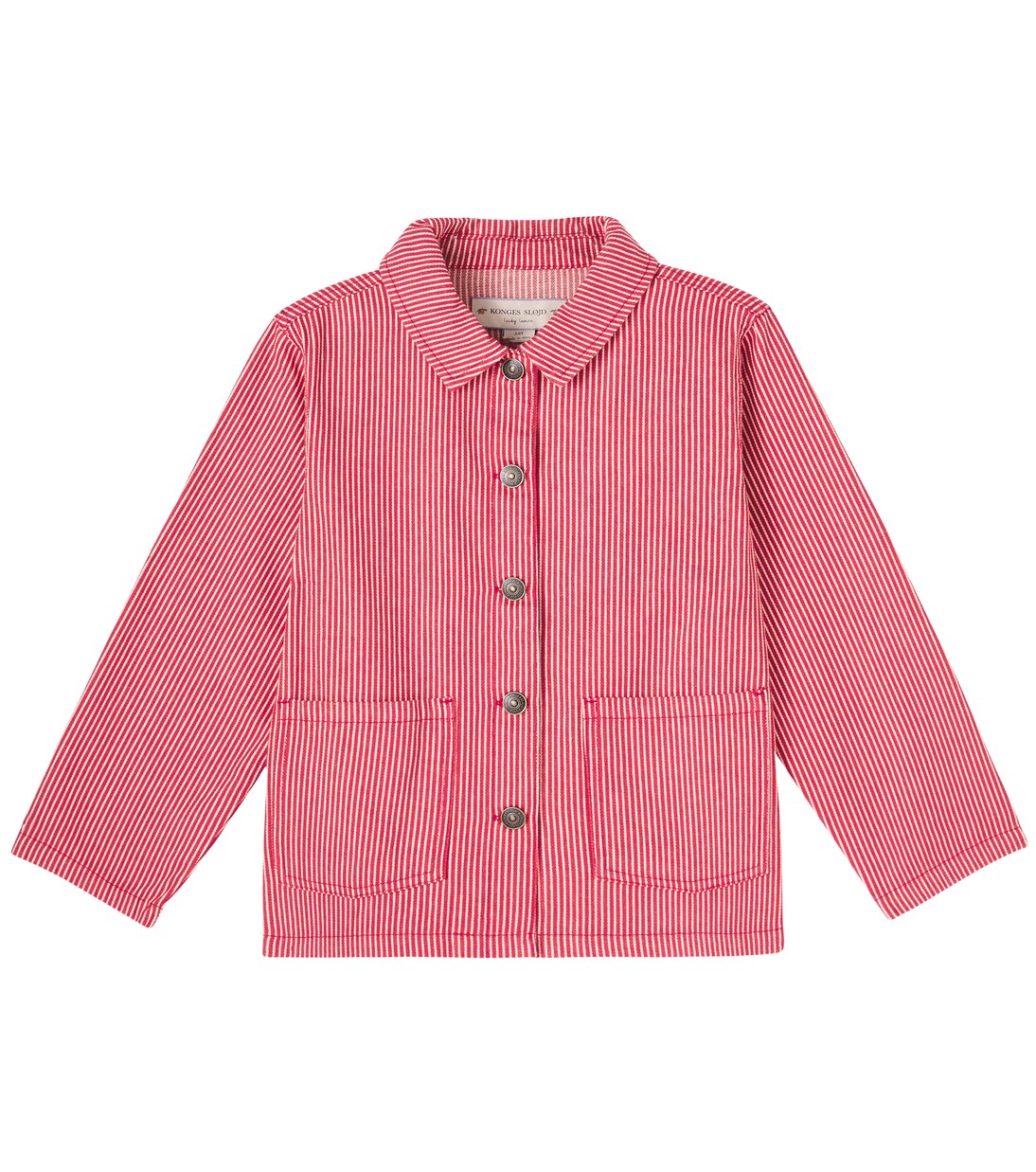 Camisa Luc de sarga de algodón a rayas | Konges Sløjd