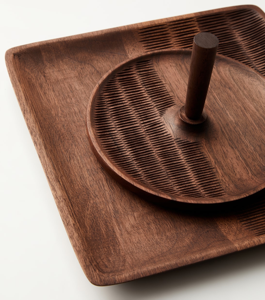 Nakit walnut decorative tray by Monica Förster | Zanat