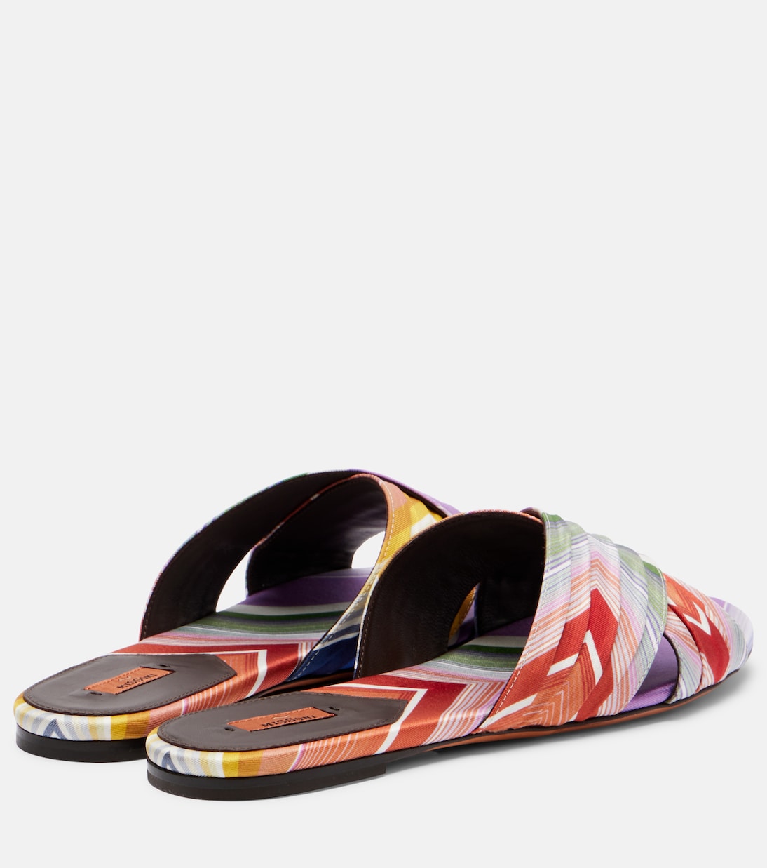 Ada Chevron twill slides | Missoni