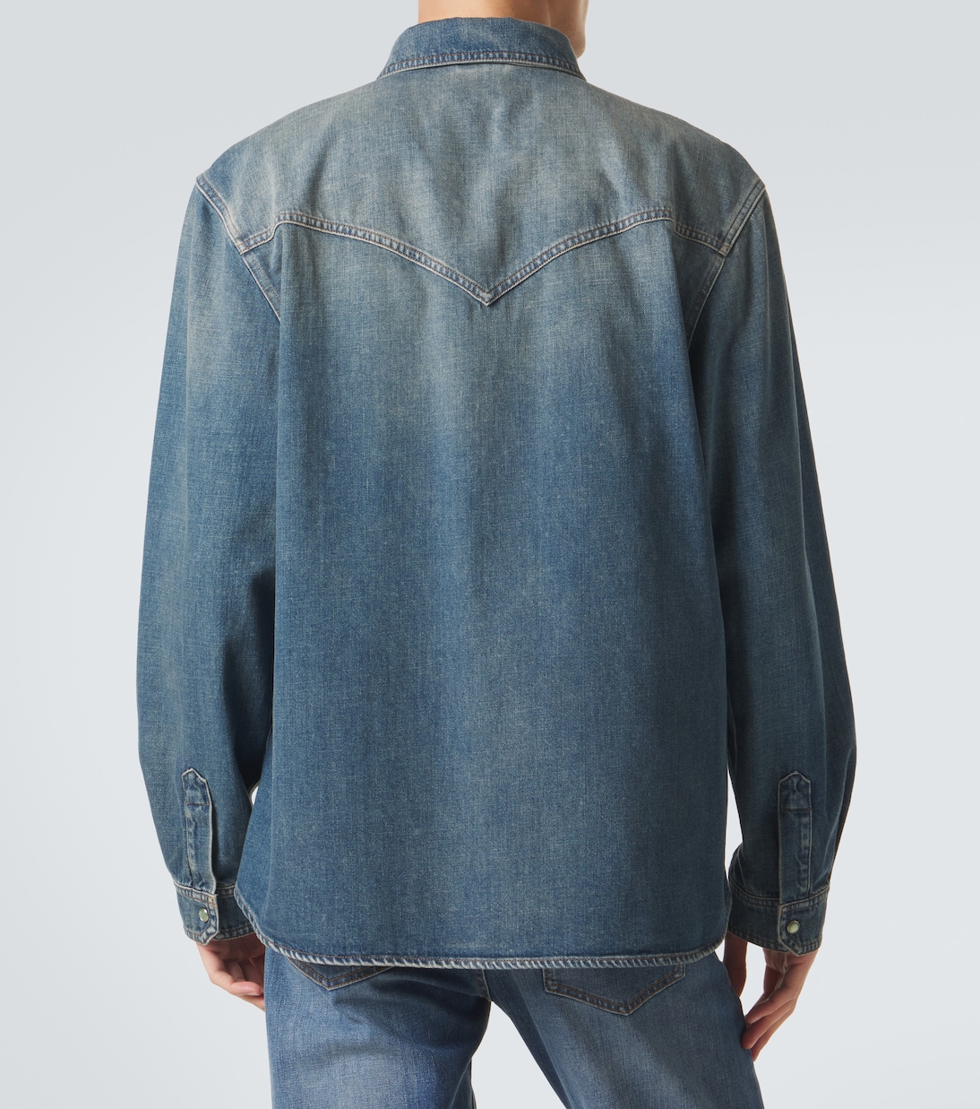 Sobrecamisa Medusa de denim | Versace
