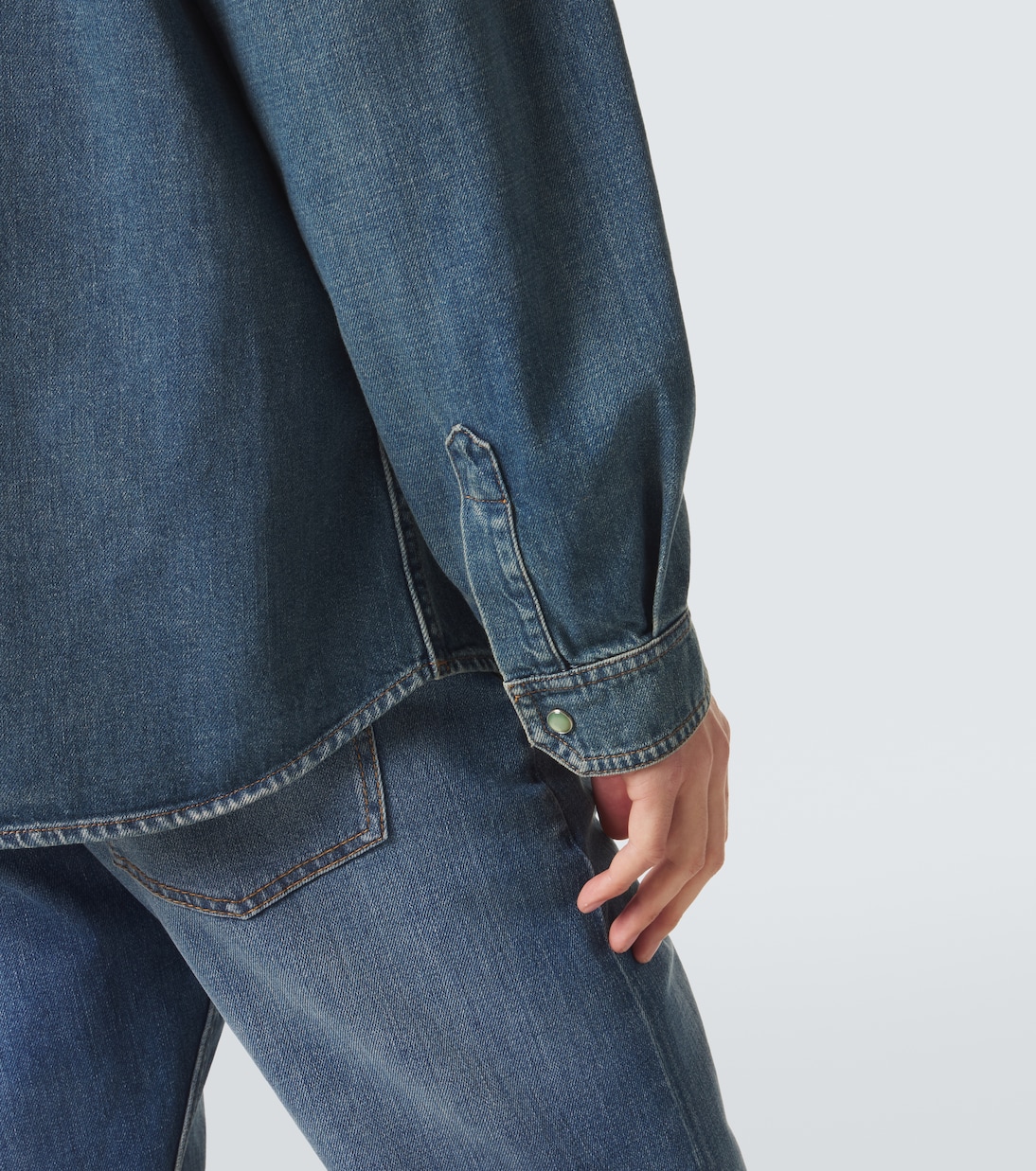 Sobrecamisa Medusa de denim | Versace
