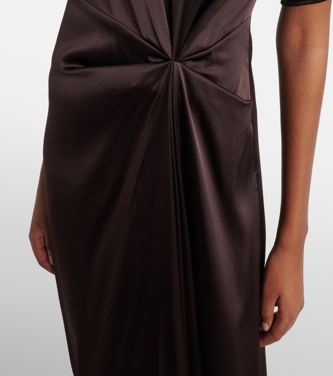 Midikleid Sonoma aus Satin mit Spitze | Staud