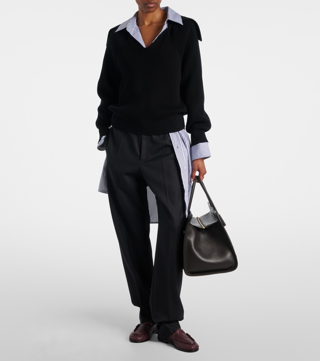 Cabas Barbara Medium en cuir | Bottega Veneta