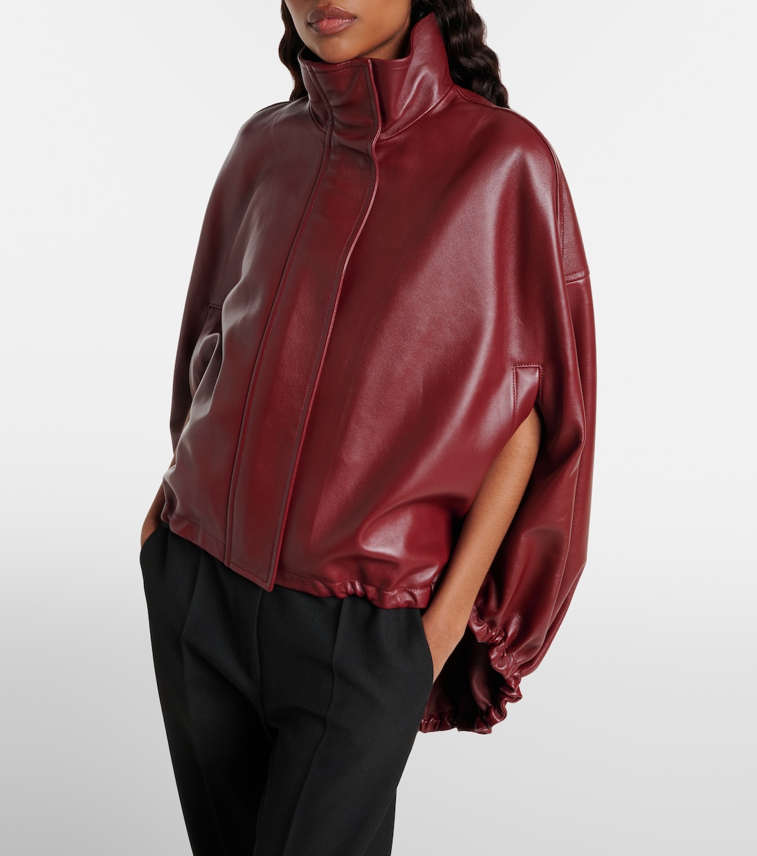 Mantella in pelle | Balenciaga