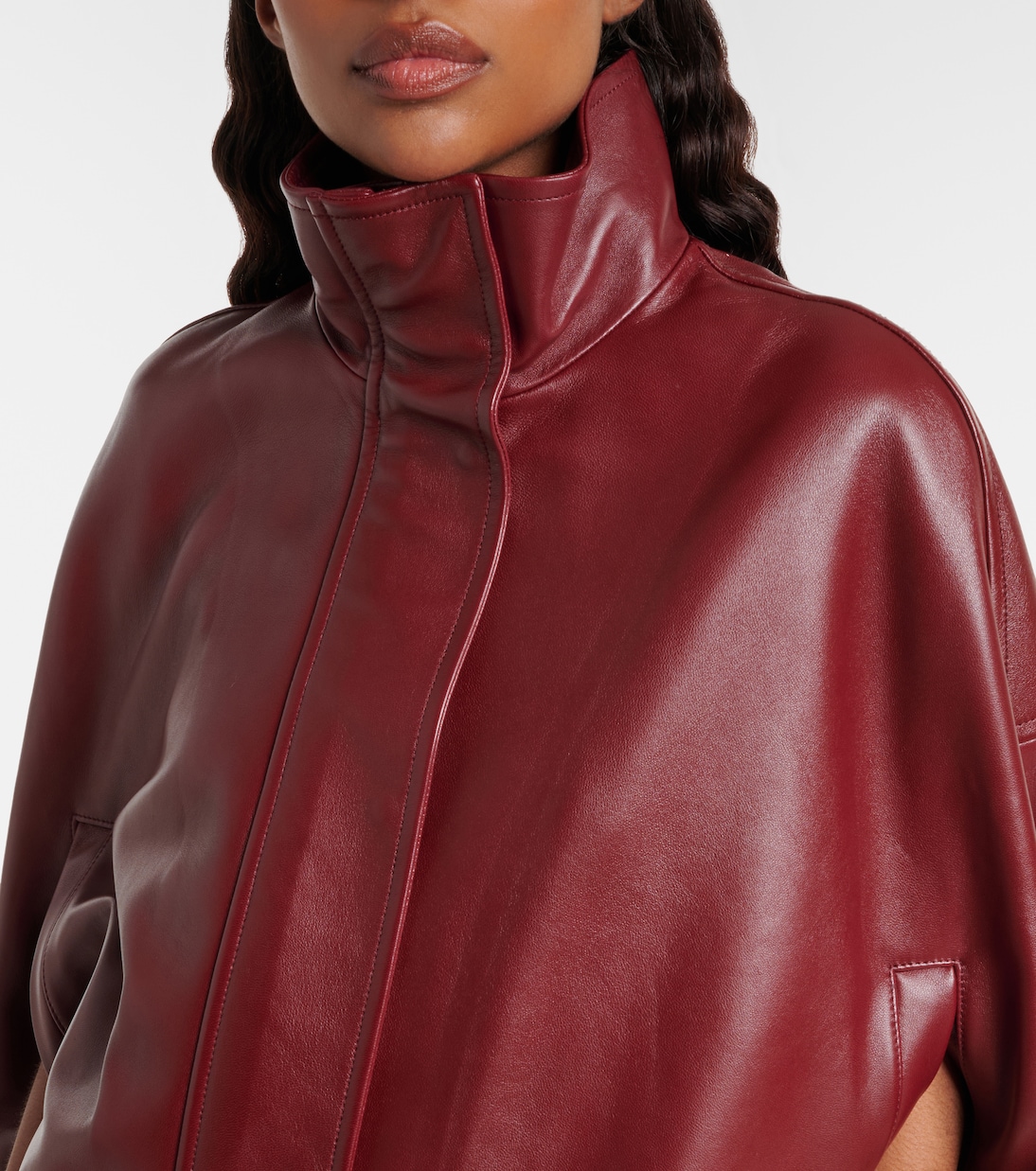 Mantella in pelle | Balenciaga