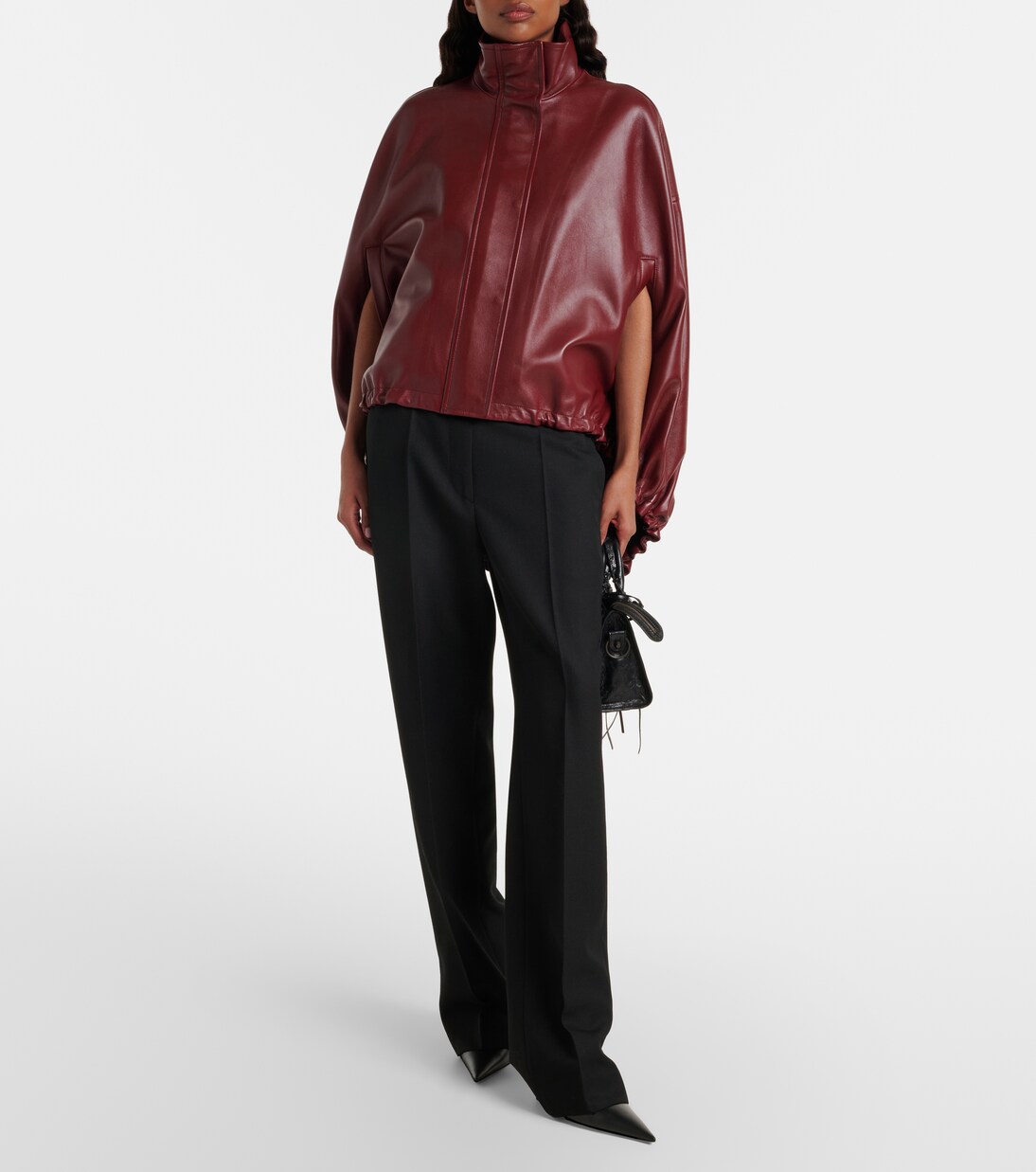 Mantella in pelle | Balenciaga