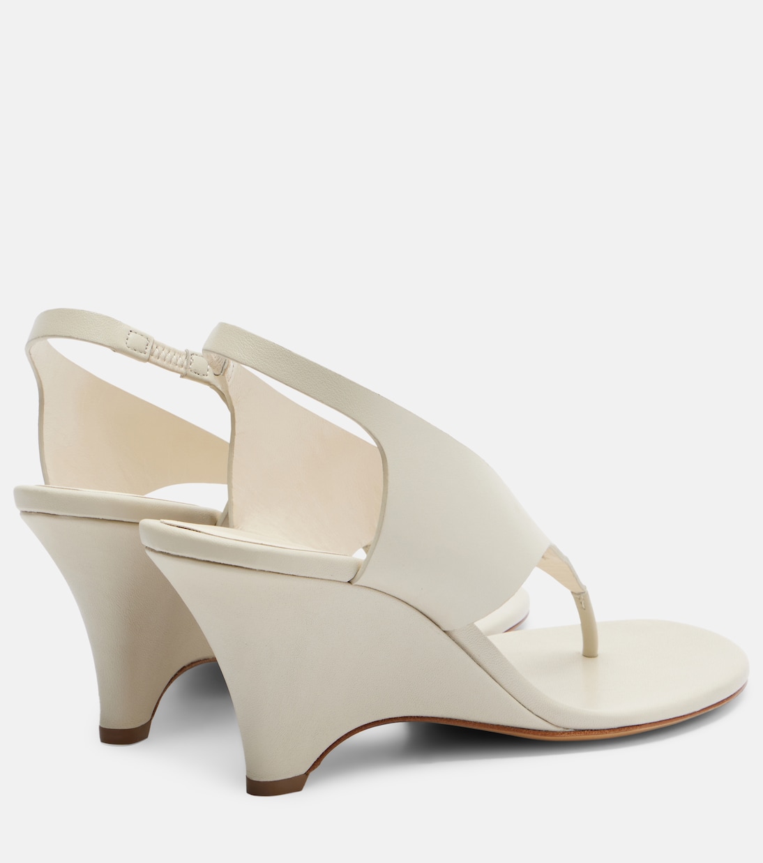 Langley leather wedge thong sandals | Le Monde Béryl