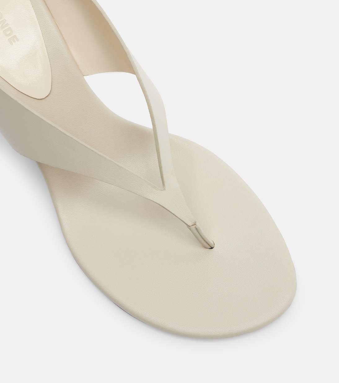 Langley leather wedge thong sandals | Le Monde Béryl