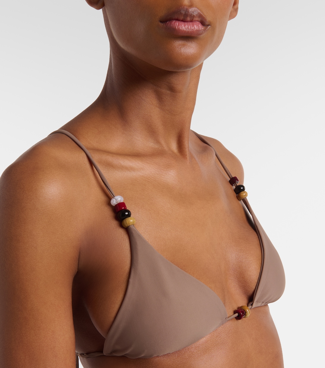 Via beaded bikini top | Jade Swim