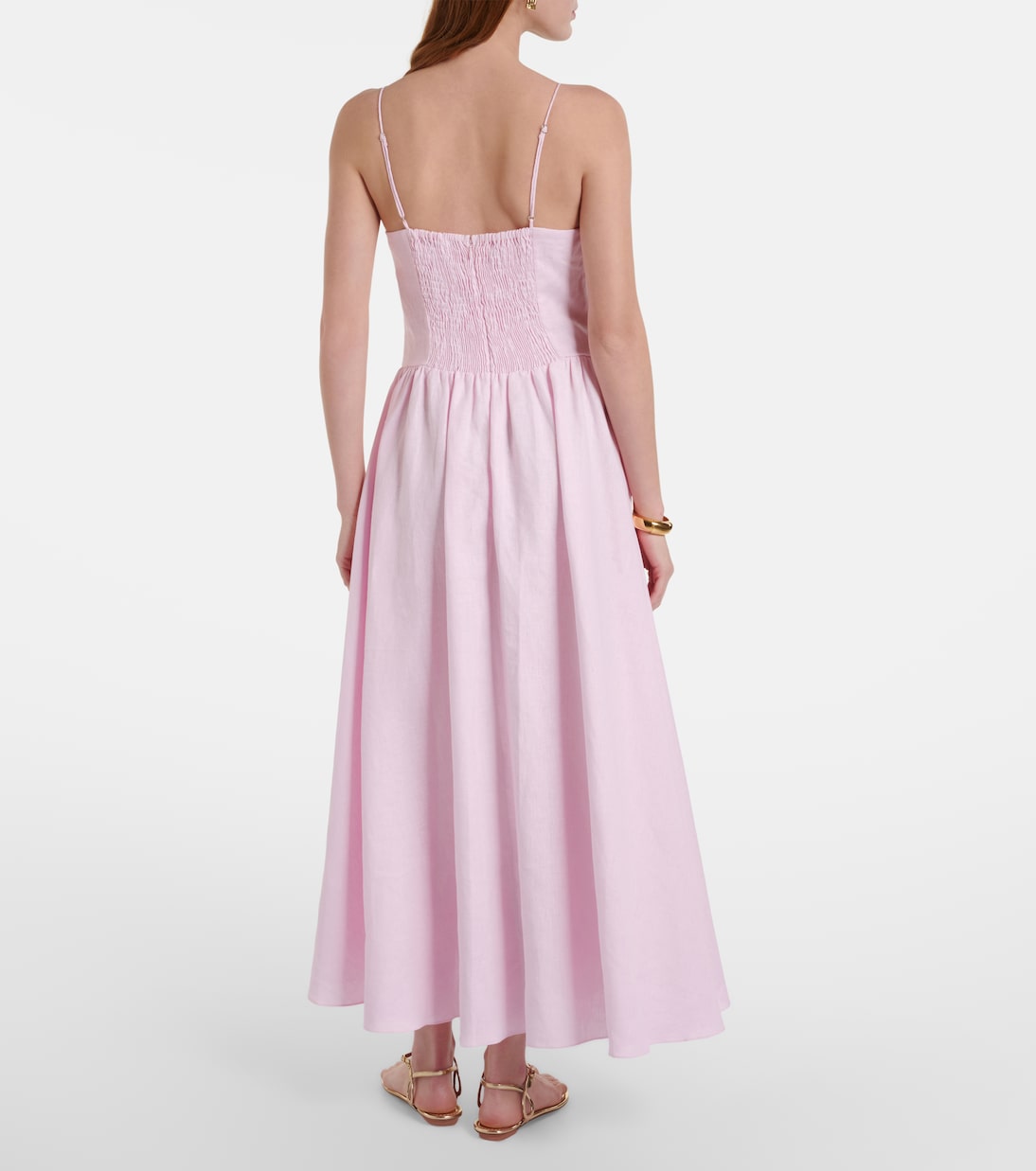 Vestido midi Vares de lino | Faithfull